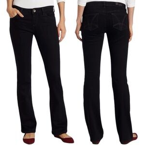 Kut from the Kloth Farrah Baby Bootcut Size 4 Black NWT